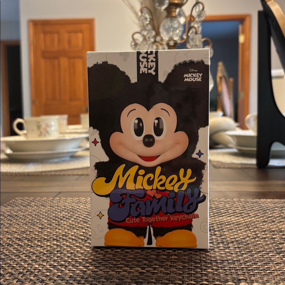 Pop Mart Mickey and family cute together keychain